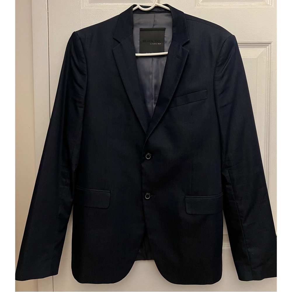 ZARA MAN BLACK TAG SLIM FIT JACKET